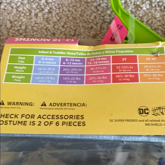 NWT DC Super Friends Batman costume - Picture 3 of 3